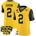 Custom #2 Yellow 2024 College Shirt Top