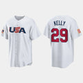 Custom #29 White 2023 ARI Baseball Shirt Top