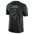 Custom #4 Black MIN Football Shirt Top