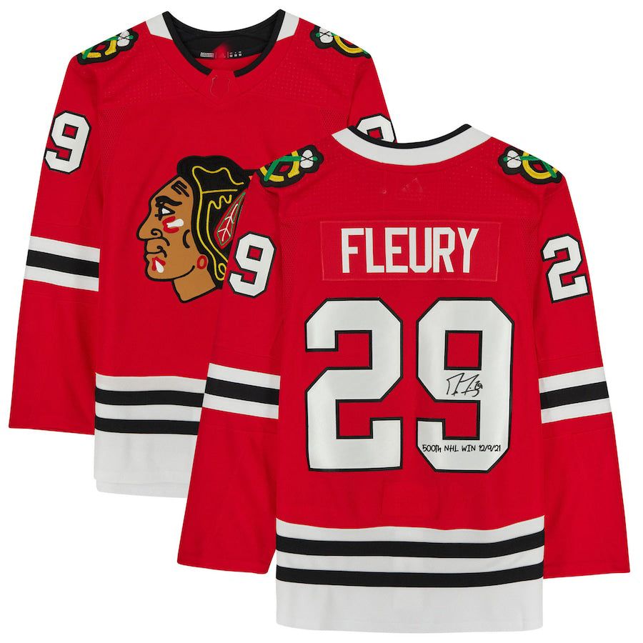 Custom #29 Red CHI Hockey Shirt Top