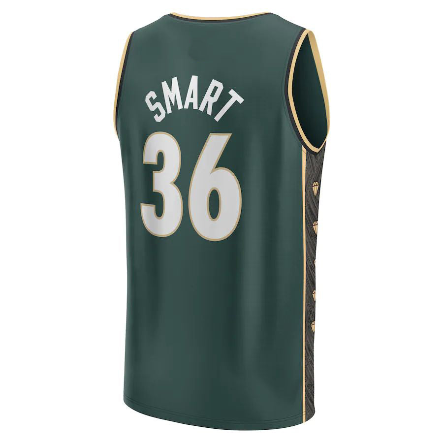 Custom #36 Green 2022 BOS Basketball Shirt Top