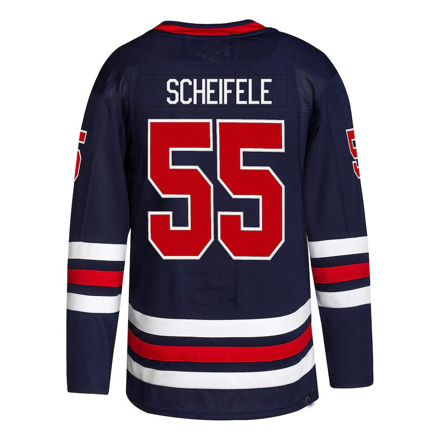 Custom #55 Navy 2021 Hockey Shirt Top