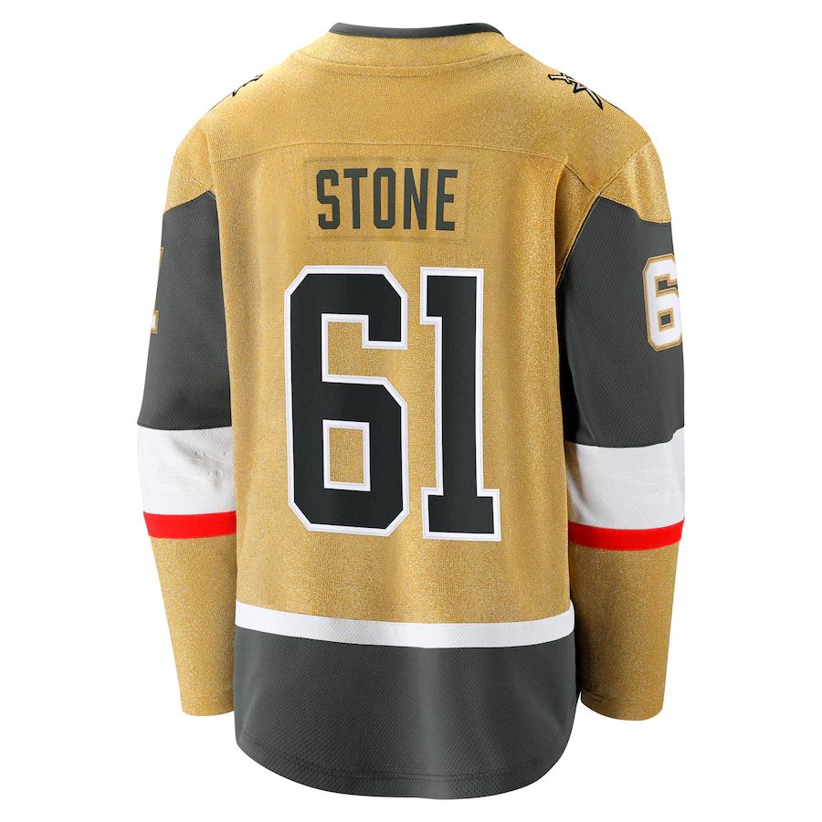 Custom #61 Gold 2020 VGK Hockey Shirt Top