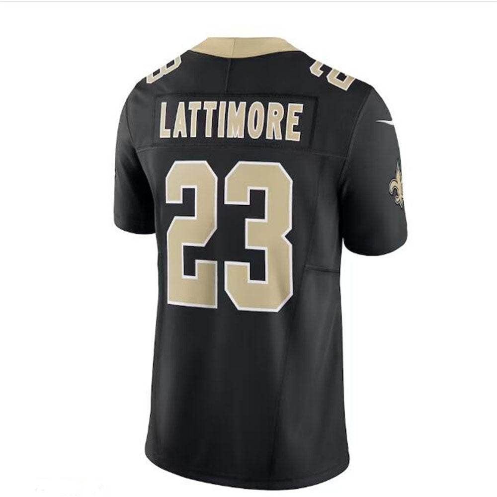 Custom #23 Black NO Football Shirt Top