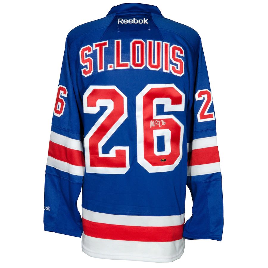 Custom #26 Blue Hockey Shirt Top