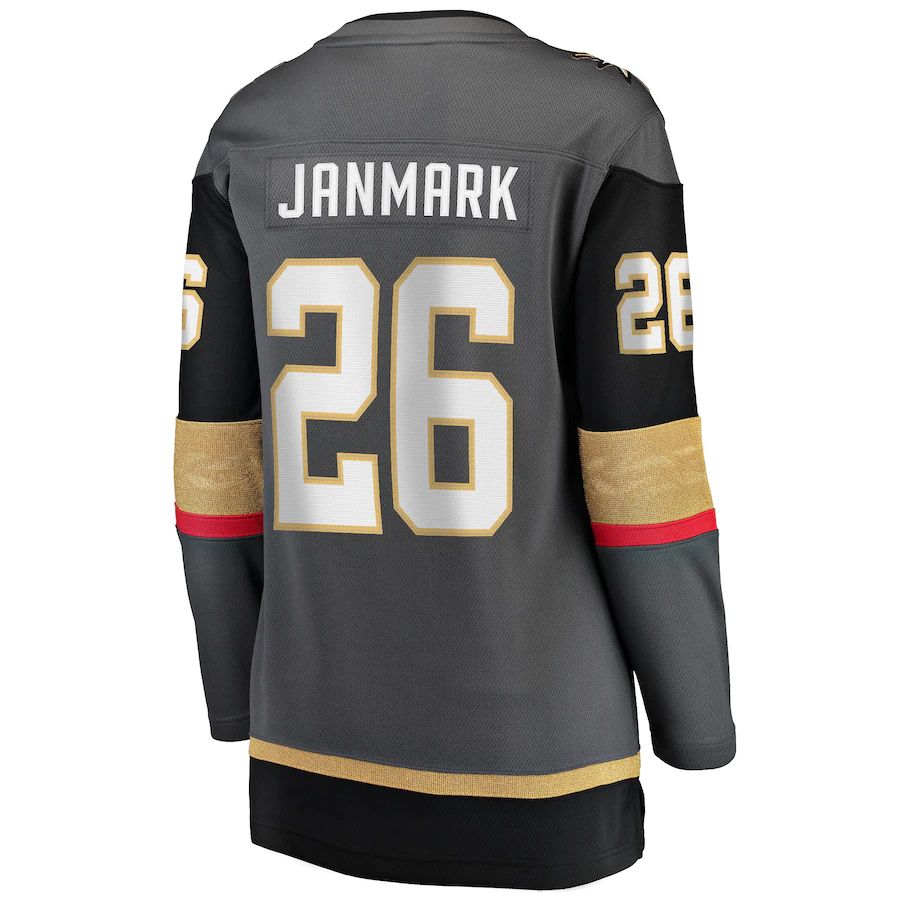 Custom #26 Gray 2017 VGK Hockey Shirt Top