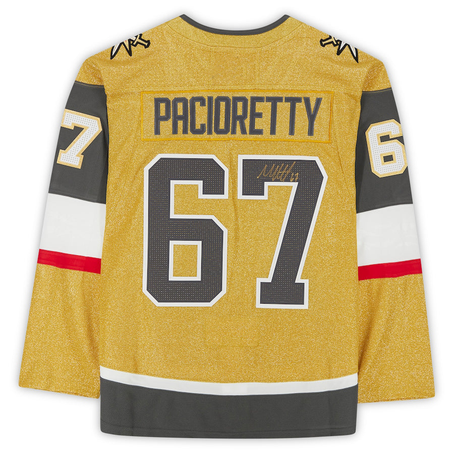 Custom #67 Gold VGK Hockey Shirt Top