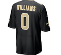 Custom #0 Black NO Football Shirt Top
