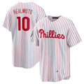 Custom #10 White 2022 PHI Baseball Shirt Top