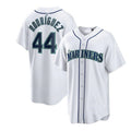 Custom #44 White SEA Baseball Shirt Top