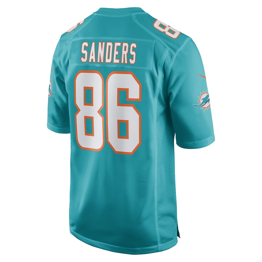Custom #86 Aqua MIA Football Shirt Top