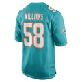Custom #58 Aqua MIA Football Shirt Top