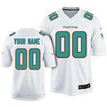 Custom White 2013 MIA Football Shirt Top