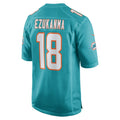 Custom #18 Aqua MIA Football Shirt Top