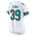 Custom #39 White MIA Football Shirt Top