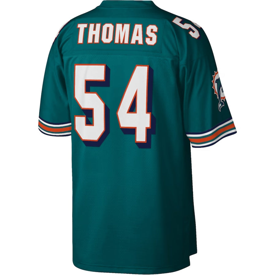 Custom #54 Aqua MIA Football Shirt Top