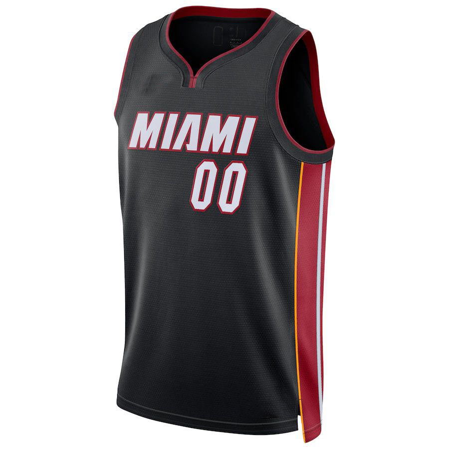 Custom #22 Black 2021 MIA Basketball Shirt Top