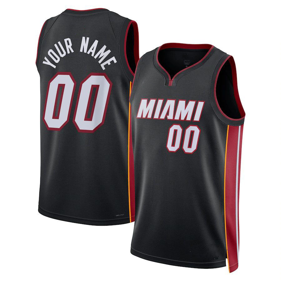 Custom #23 Black 2022 MIA Basketball Shirt Top