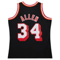 Custom #34 Black 2013 MIA Basketball Shirt Top