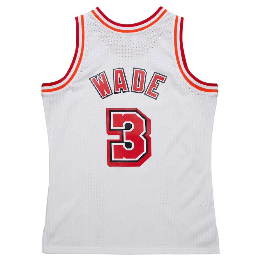 Custom #3 White 2007 MIA Basketball Shirt Top
