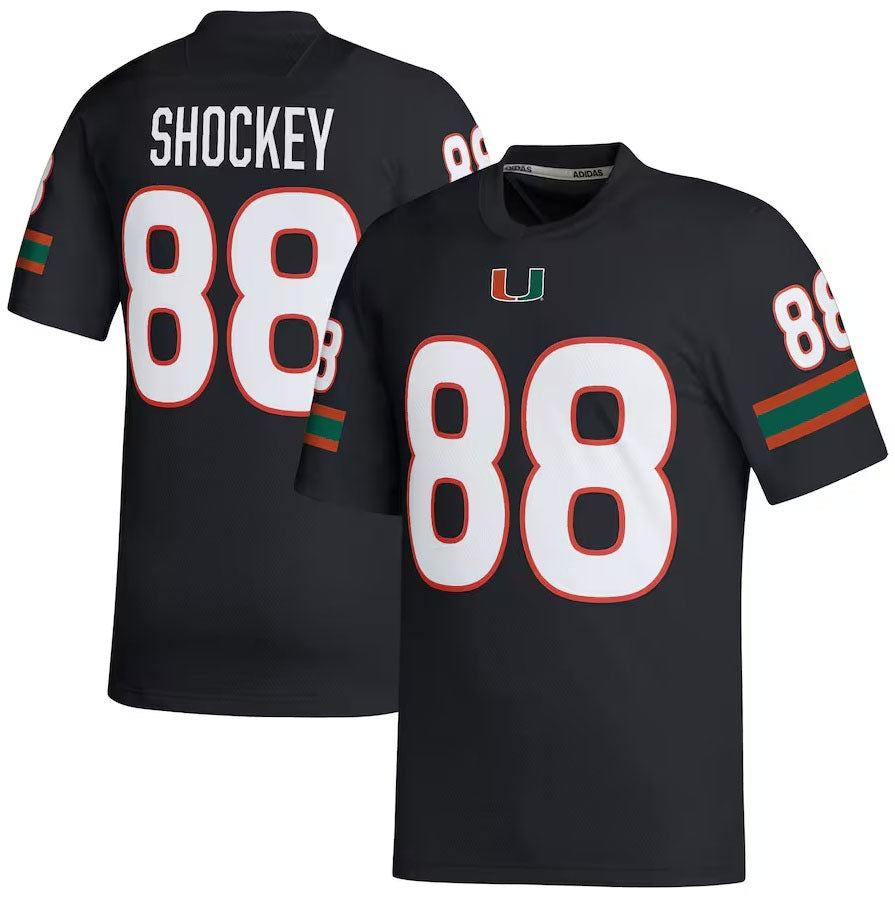 Custom #88 Black Football Shirt Top