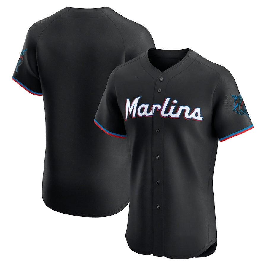 Custom Black MIA Baseball Shirt Top