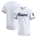 Custom White MIA Baseball Shirt Top