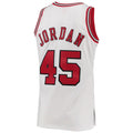 Custom #45 White 1994 CHI Basketball Shirt Top