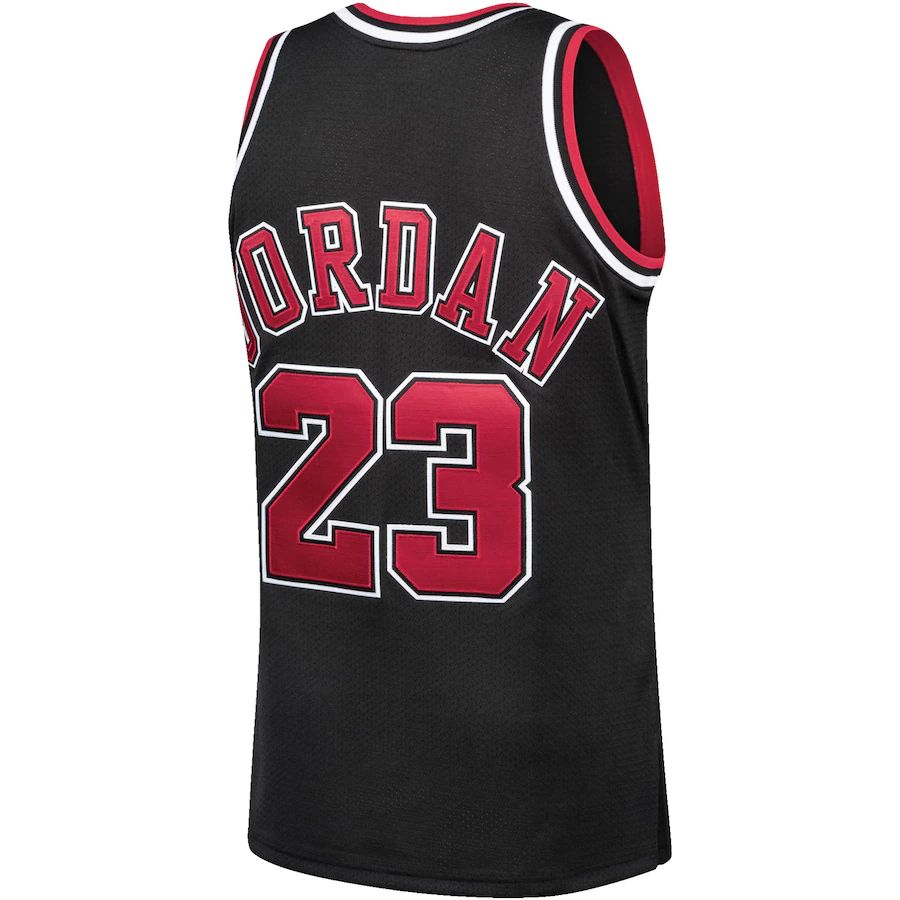 Custom #23 Black 1997 CHI Basketball Shirt Top