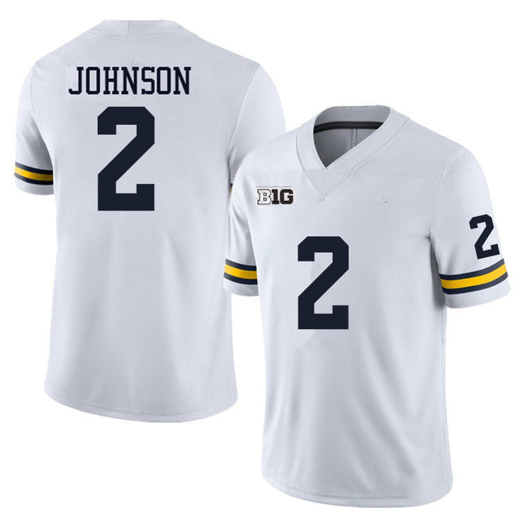 Custom #2 White College Shirt Top