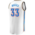 Custom #33 White OKC Basketball Shirt Top