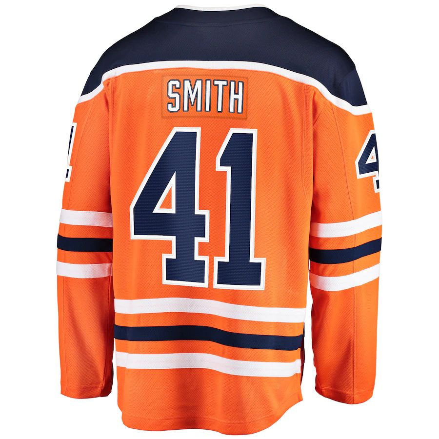 Custom #41 Orange EDM Hockey Shirt Top