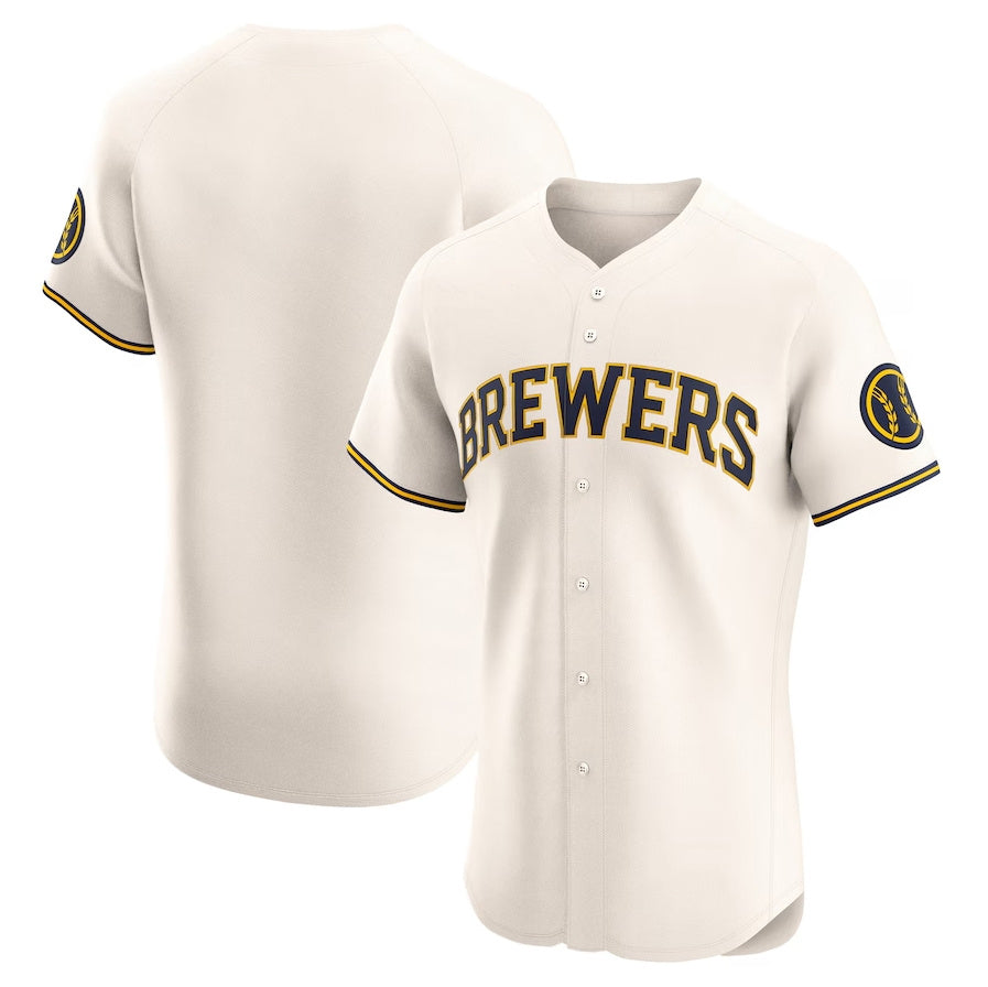 Custom Cream MIL Baseball Shirt Top