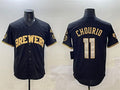 Custom #11 Black MIL Baseball Shirt Top