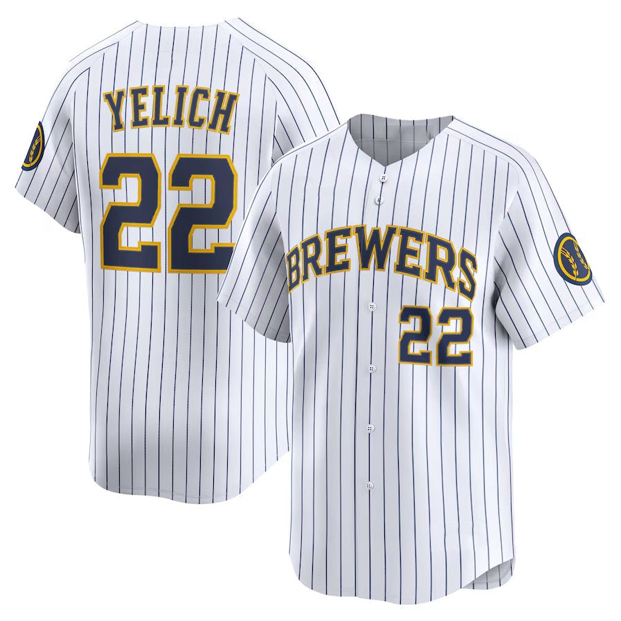 Custom #22 White MIL Baseball Shirt Top