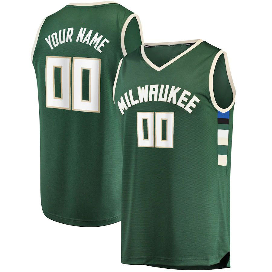 Custom Hunter Green MIL Basketball Shirt Top