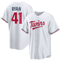 Custom #41 White MIN Baseball Shirt Top