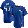 Custom #57 City Connect MIN Baseball Shirt Top