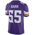 Custom #55 Purple MIN Football Shirt Top