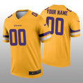Custom Gold MIN Football Shirt Top