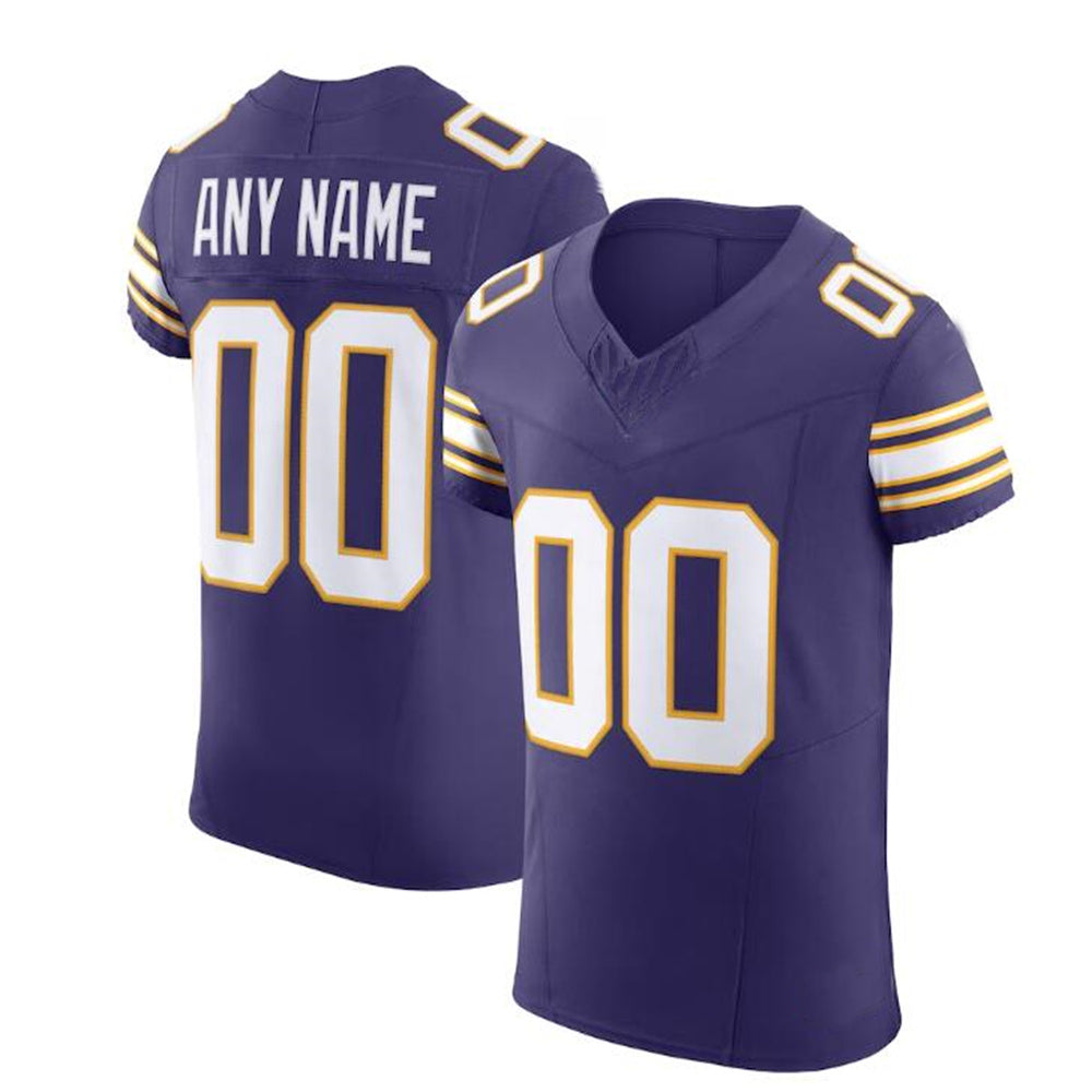 Custom Purple MIN Football Shirt Top