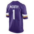 Custom #1 Purple 2024 MIN Football Shirt Top