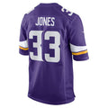 Custom #33 Purple MIN Football Shirt Top
