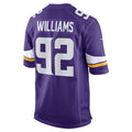 Custom #92 Purple MIN Football Shirt Top