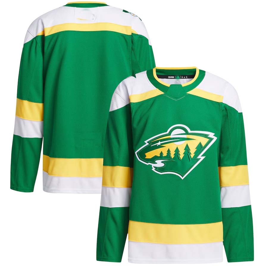Custom #24 Green 2023 MIN Hockey Shirt Top