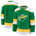 Custom Green MIN Hockey Shirt Top