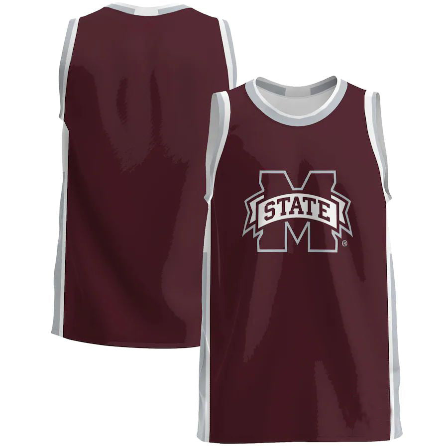 Custom Maroon Basketball Shirt Top