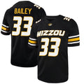 Custom #33 Black Football Shirt Top