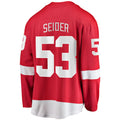 Custom #53 Red DET Hockey Shirt Top