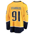 Custom #91 Gold NSH Hockey Shirt Top
